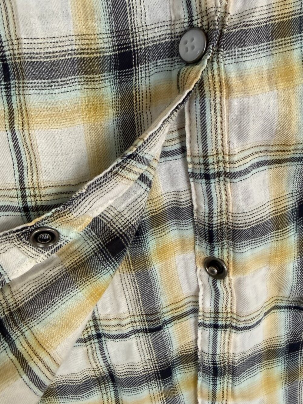 Harley-Davidson Women's Size L Graphic Shirt Cotton Button Up Plaid Long Sleeve - Picture 9 of 16